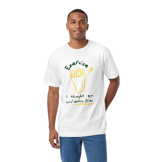 Extra Fries Unisex T-Shirt — Playful Fast Food Humor Tee
