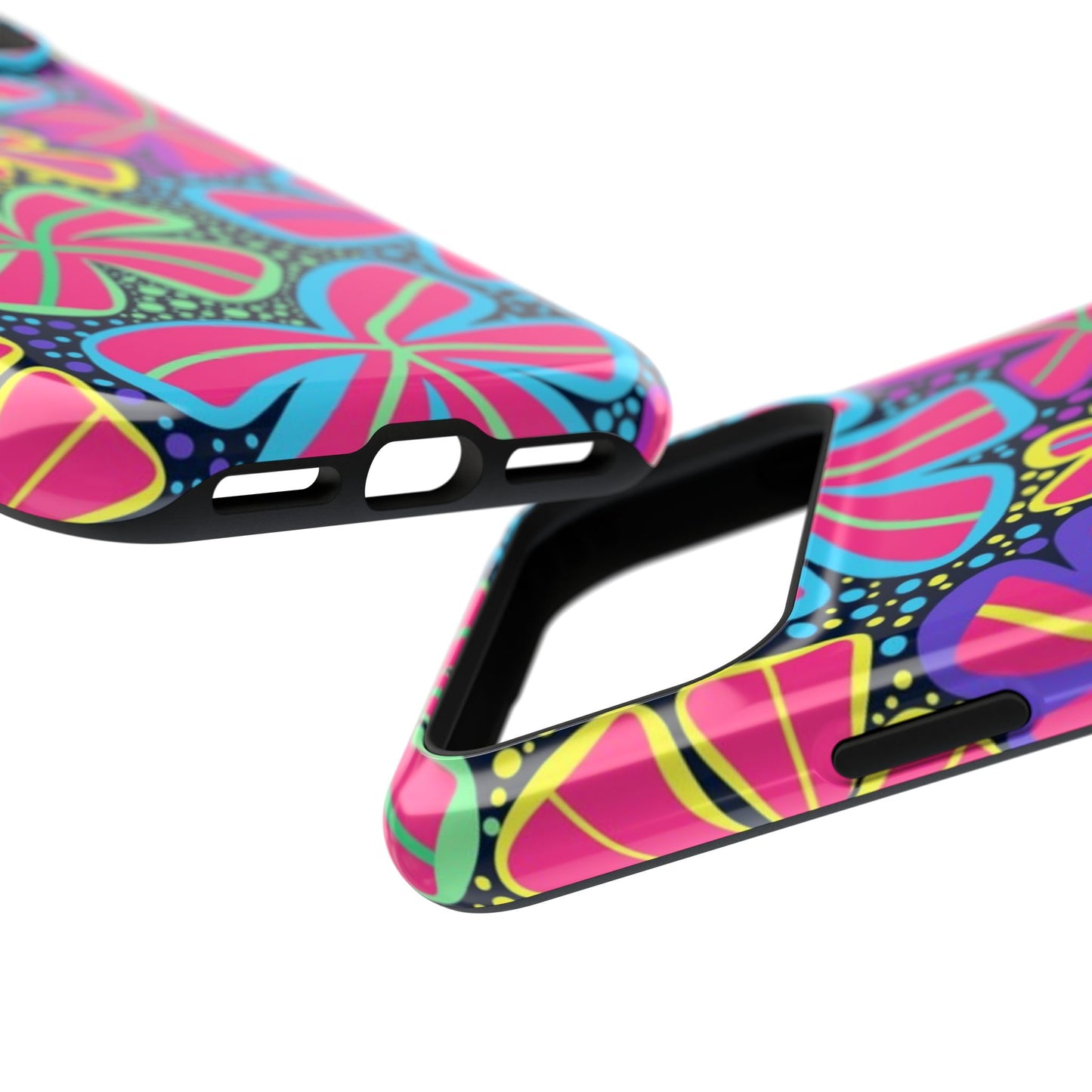 DriftKind Floral Case — Vibrant Butterfly Impact Cover
