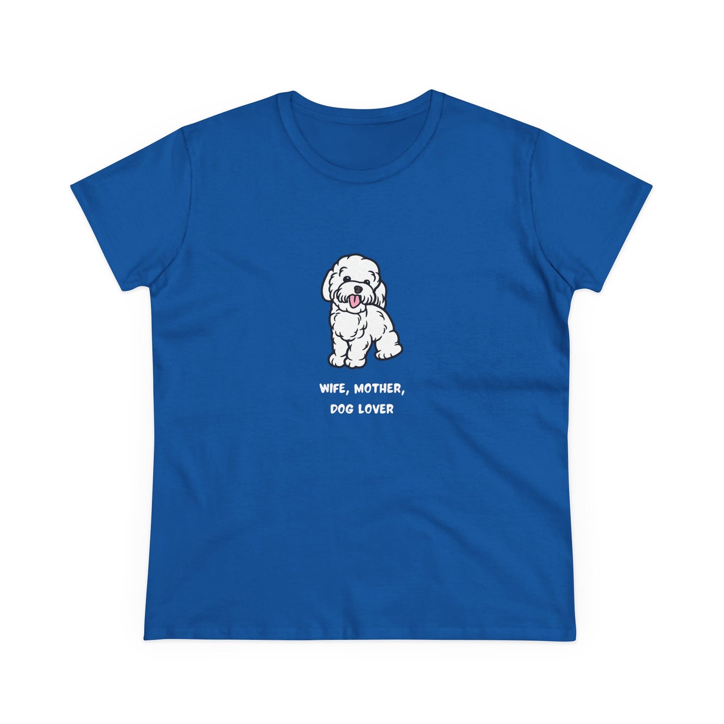 Wife Mother Dog Lover T-Shirt — Cozy Everyday Dog Mom Tee