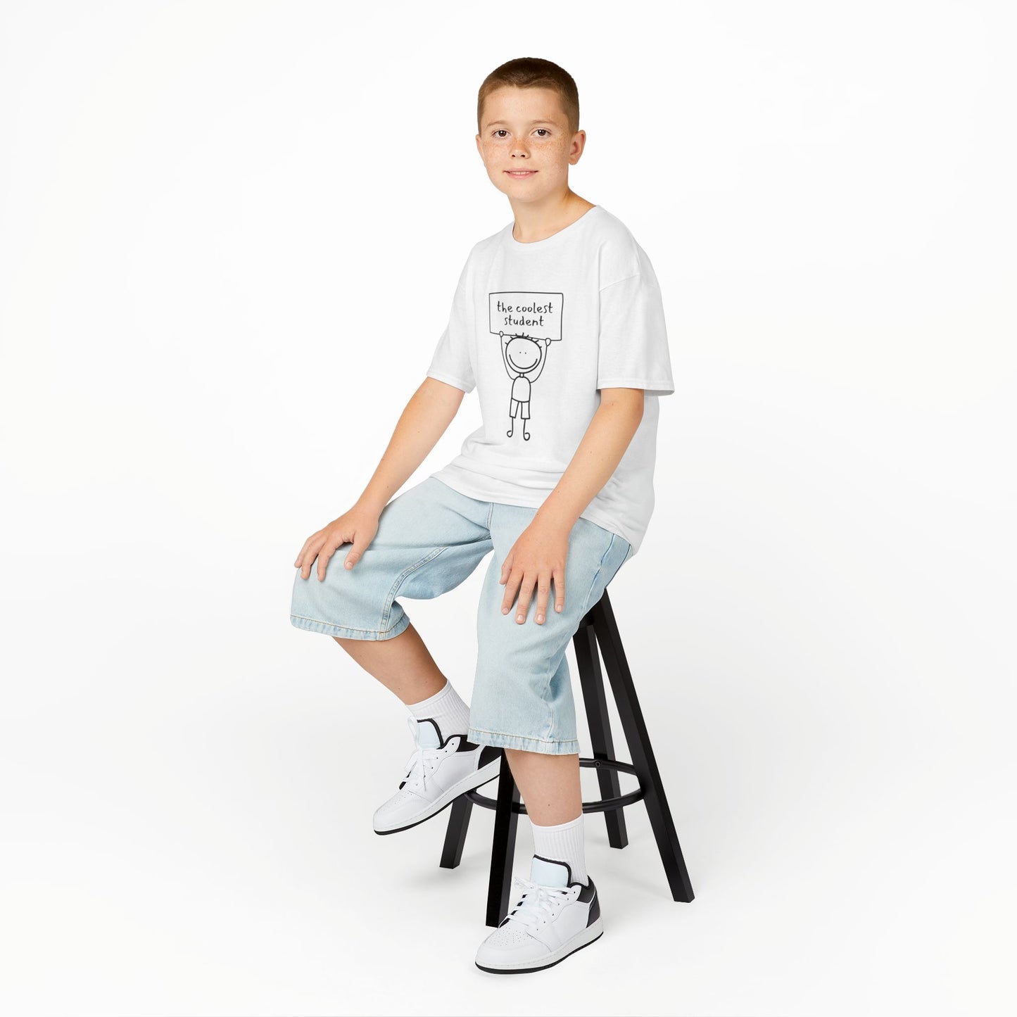 Cool Kid Stick Figure Tee