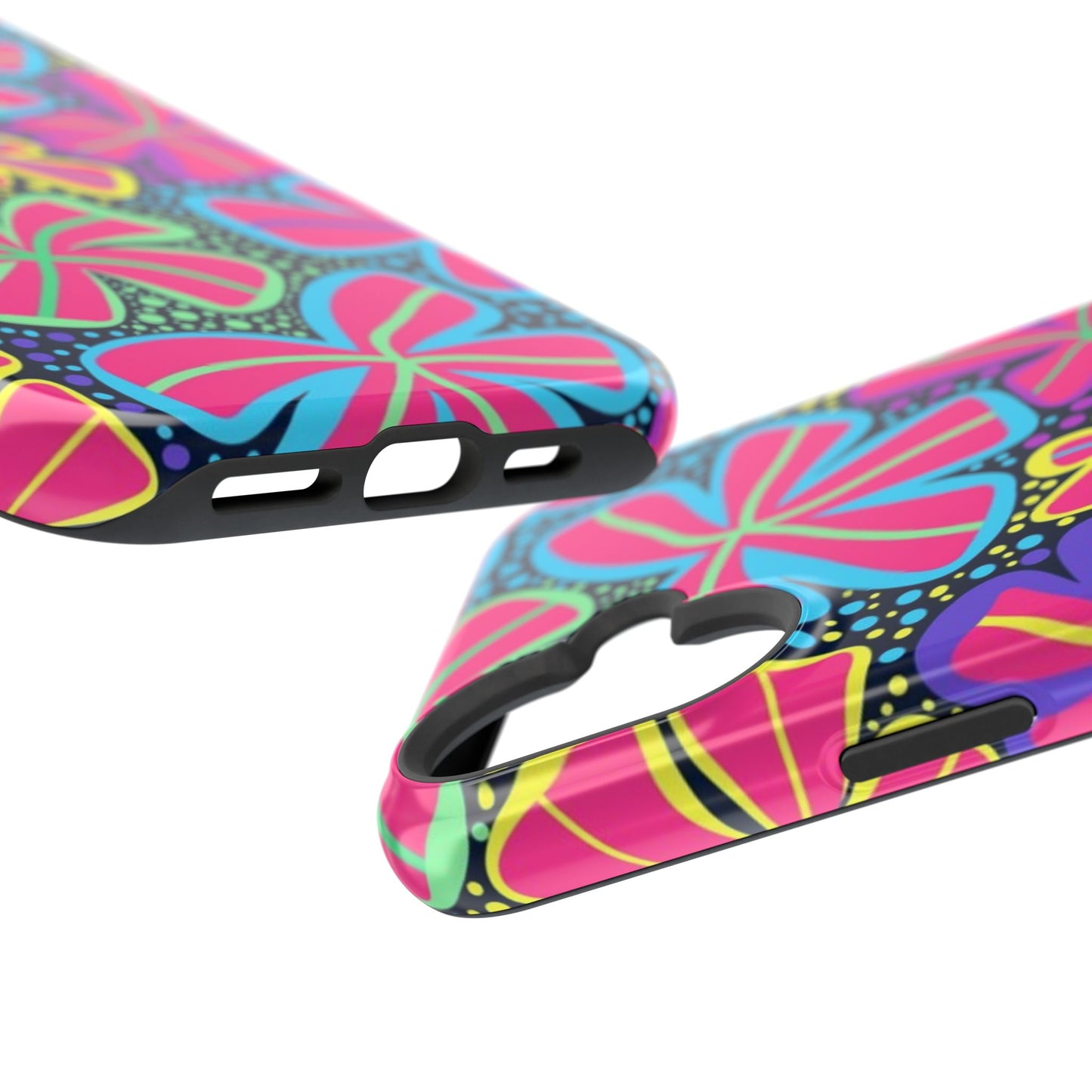 DriftKind Floral Case — Vibrant Butterfly Impact Cover