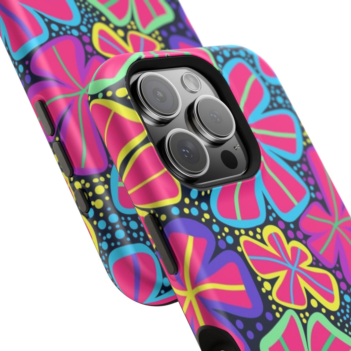 DriftKind Floral Case — Vibrant Butterfly Impact Cover