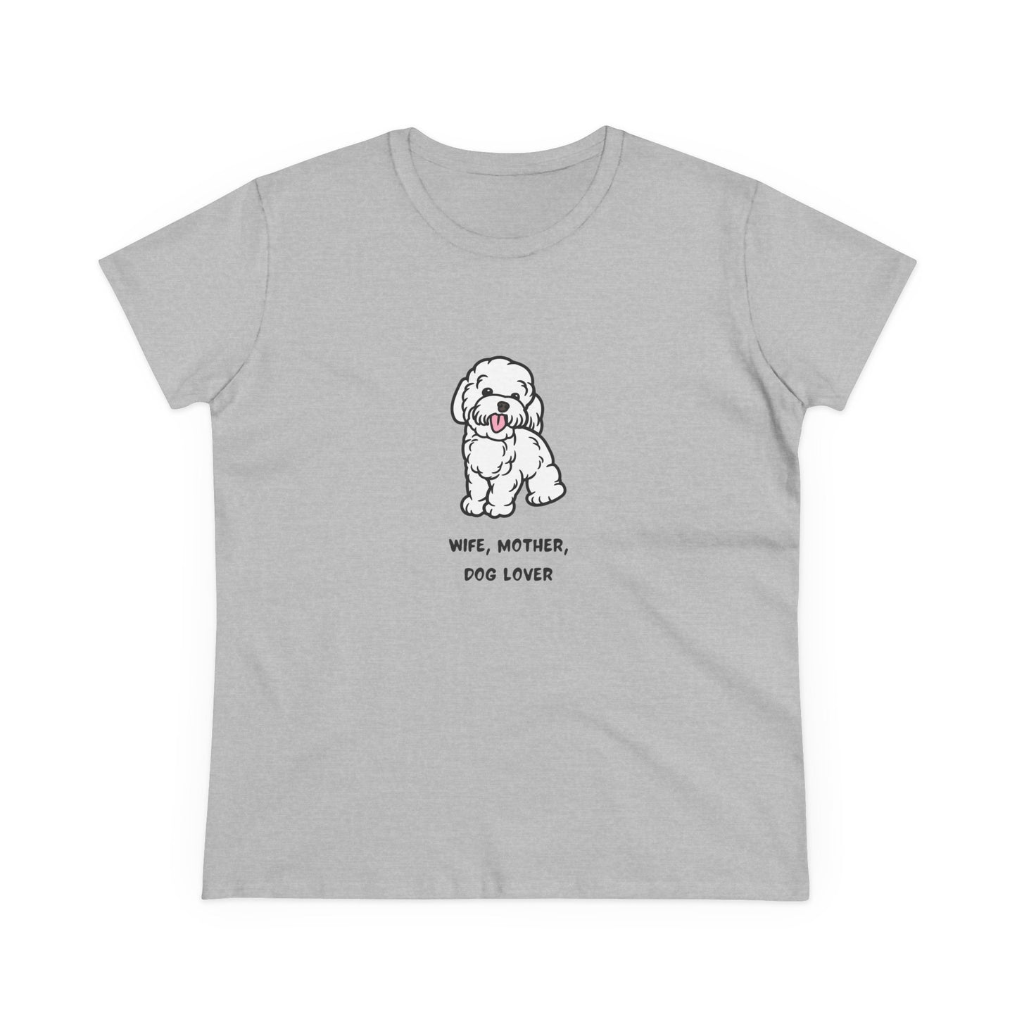 Wife Mother Dog Lover T-Shirt — Cozy Everyday Dog Mom Tee