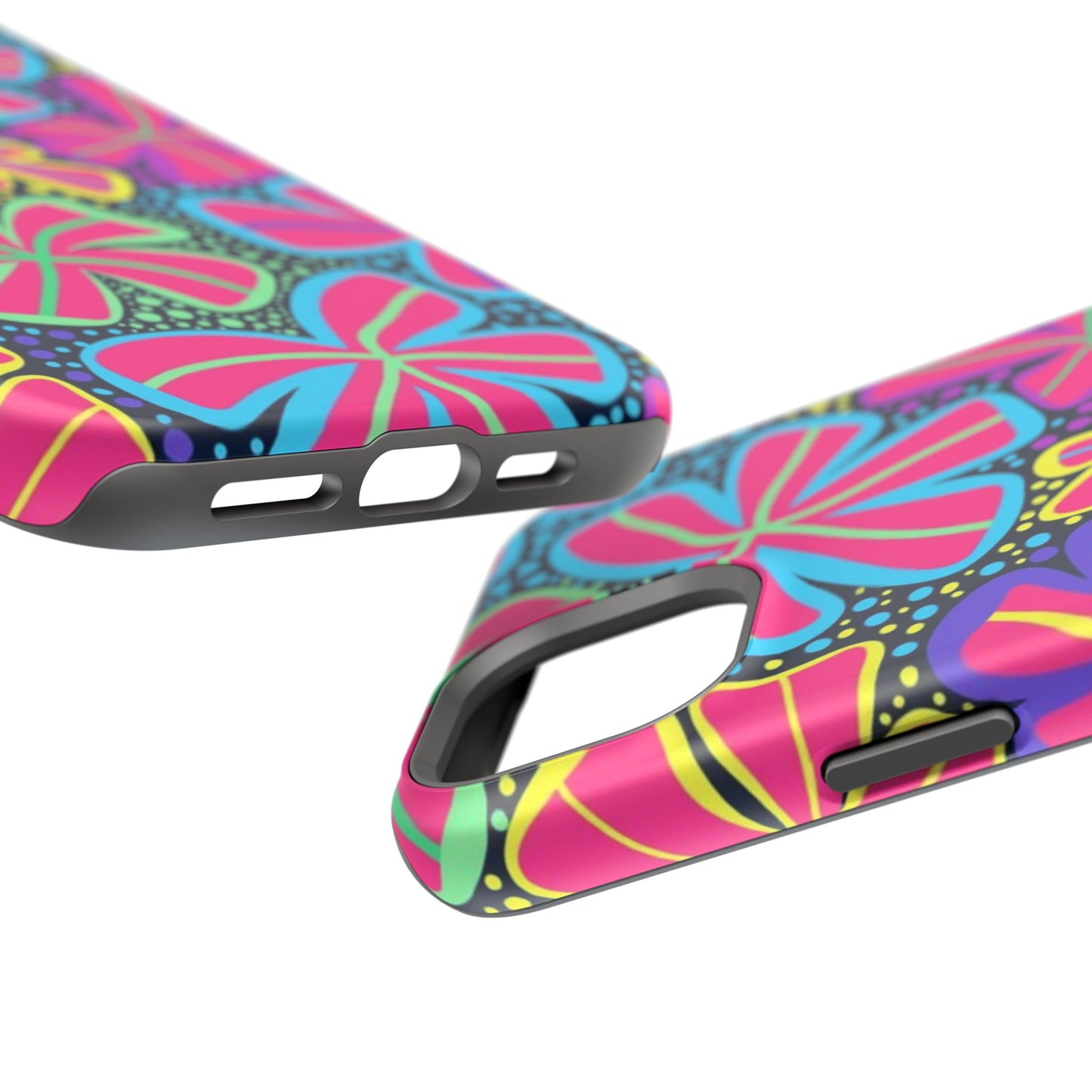 DriftKind Floral Case — Vibrant Butterfly Impact Cover