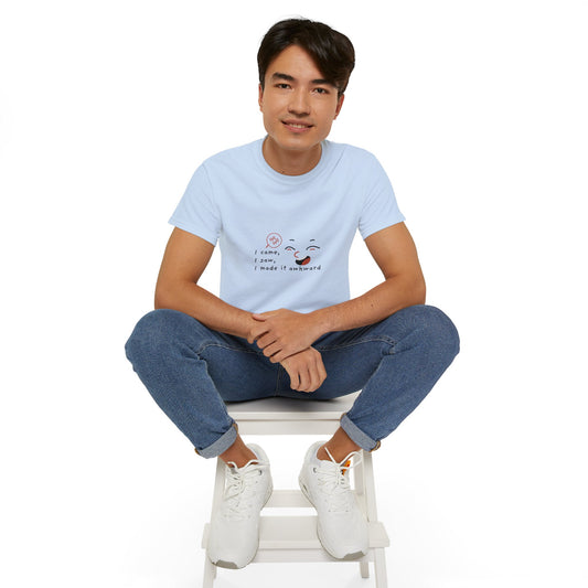 DriftKind Introvert Tee — Playful Awkward Moment Graphic Shirt