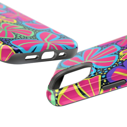 DriftKind Floral Case — Vibrant Butterfly Impact Cover