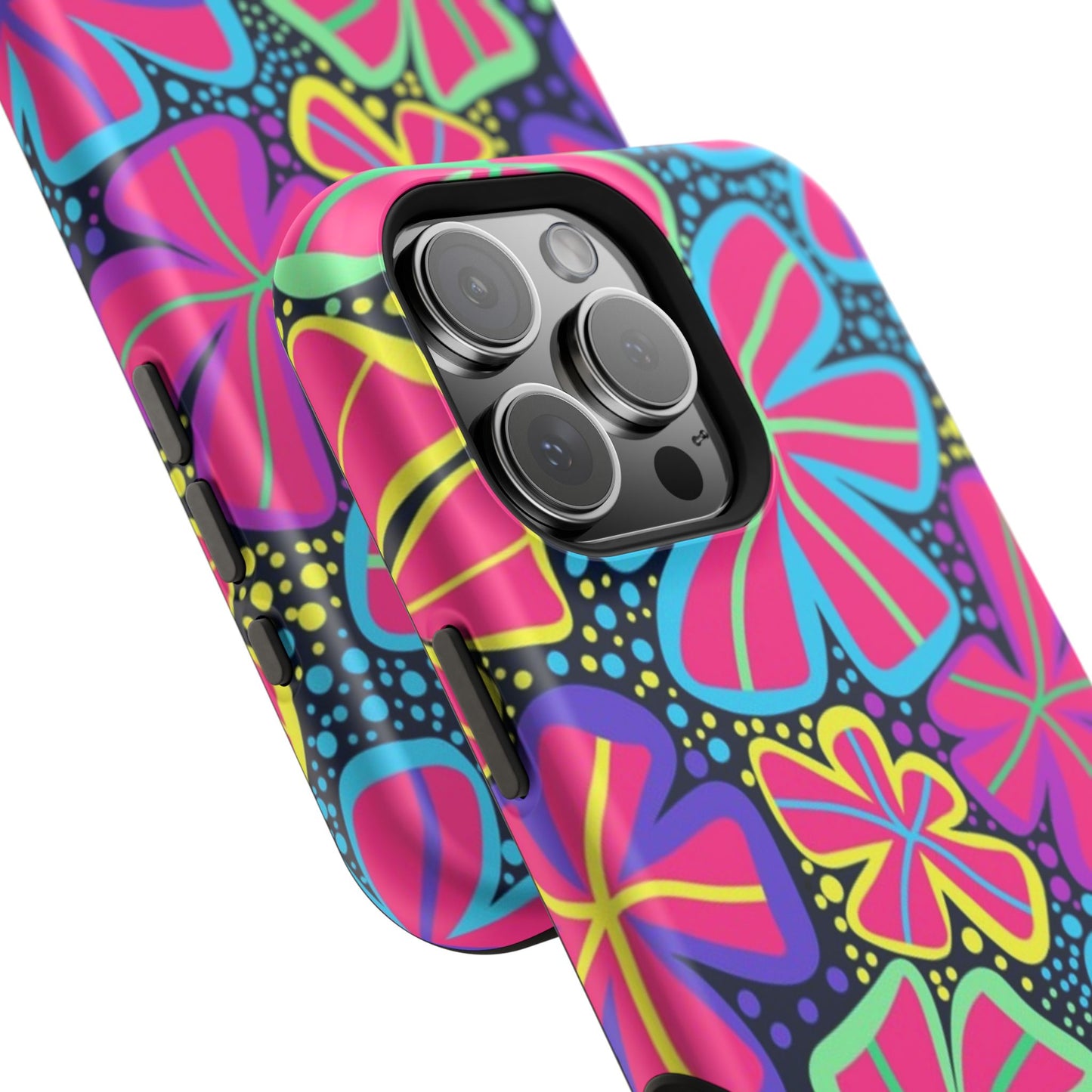 DriftKind Floral Case — Vibrant Butterfly Impact Cover