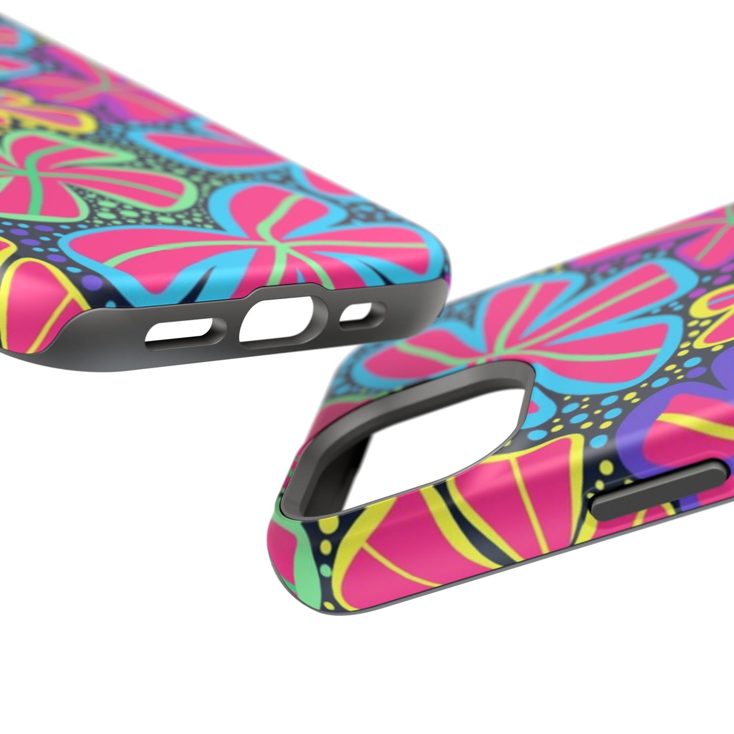 DriftKind Floral Case — Vibrant Butterfly Impact Cover