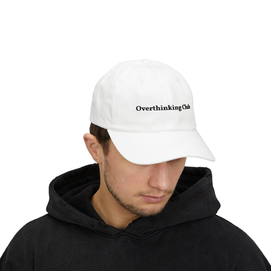 DriftKind Dad Cap — “Overthinking Club” Everyday Cotton Hat