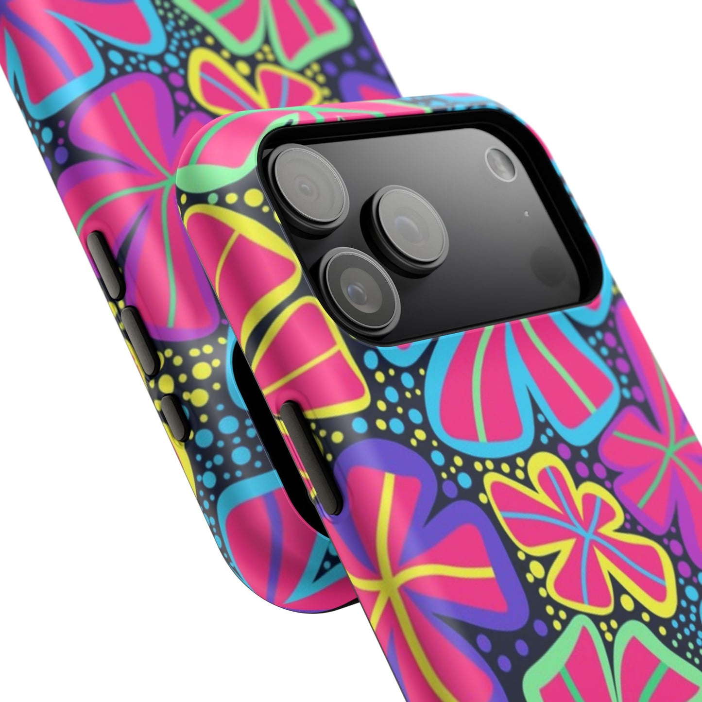 DriftKind Floral Case — Vibrant Butterfly Impact Cover