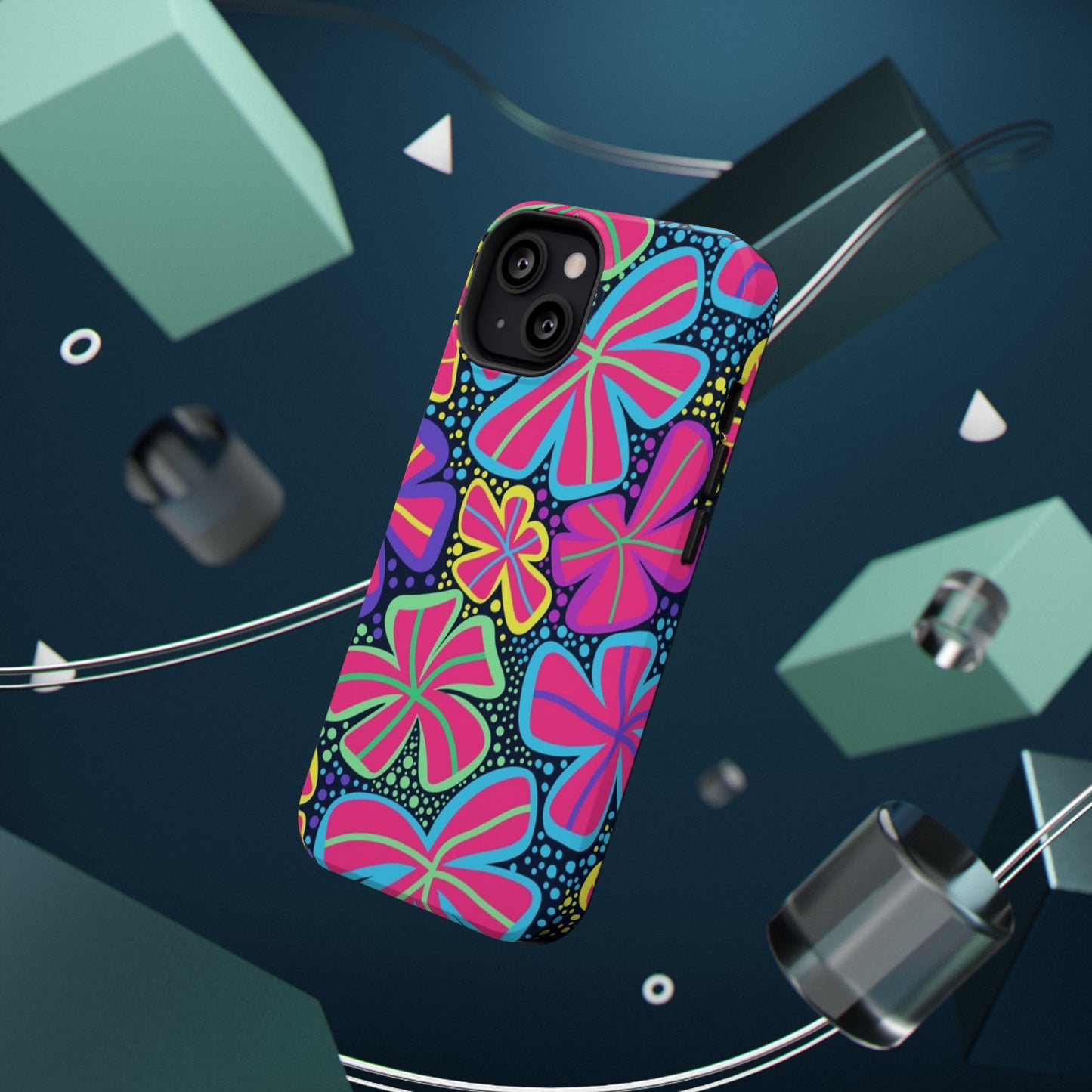 DriftKind Floral Case — Vibrant Butterfly Impact Cover