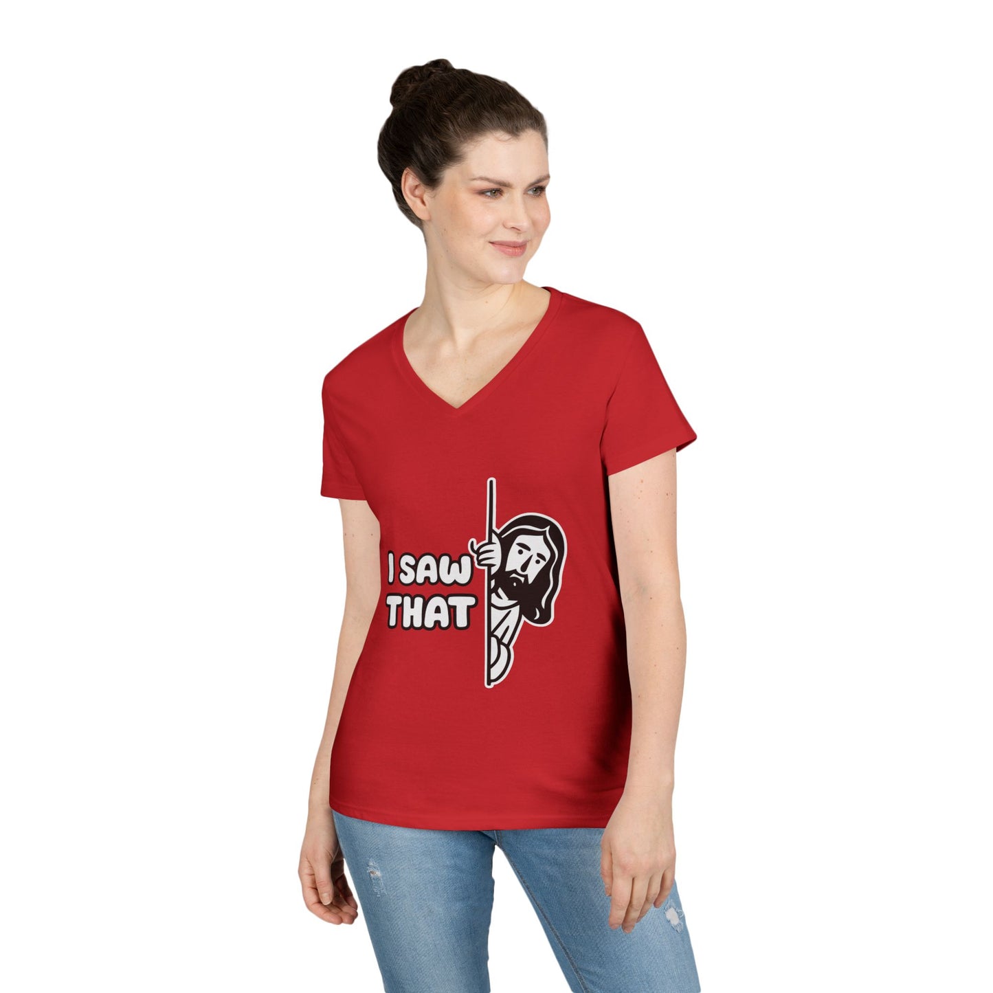 DriftKind Humor Tee — “I Saw That” Casual Women’s Top