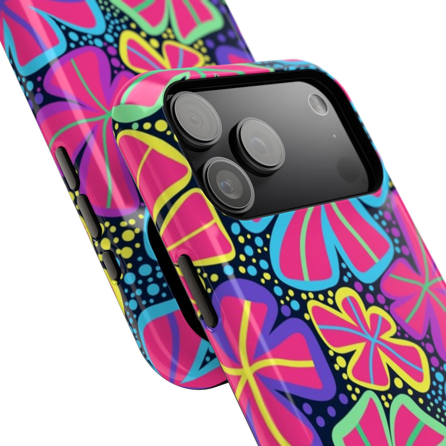 DriftKind Floral Case — Vibrant Butterfly Impact Cover