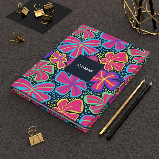 DriftKind Floral Journal — Colorful Hardcover Writing Notebook