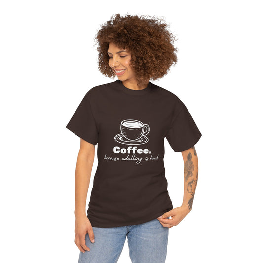 Coffee Lover Statement Tee — Cozy Everyday Cotton Graphic Shirt