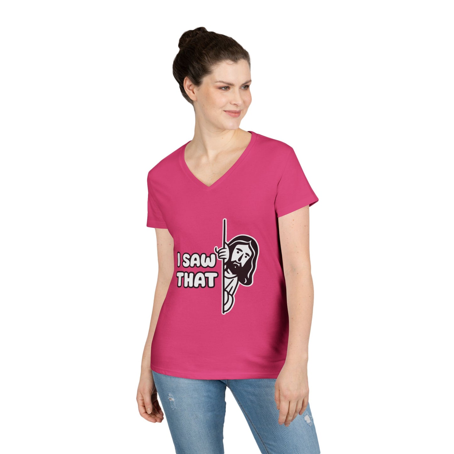 DriftKind Humor Tee — “I Saw That” Casual Women’s Top
