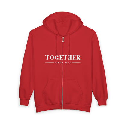 DriftKind Full-Zip Couple Hoodie — Soft Matching Relationship Hoodie