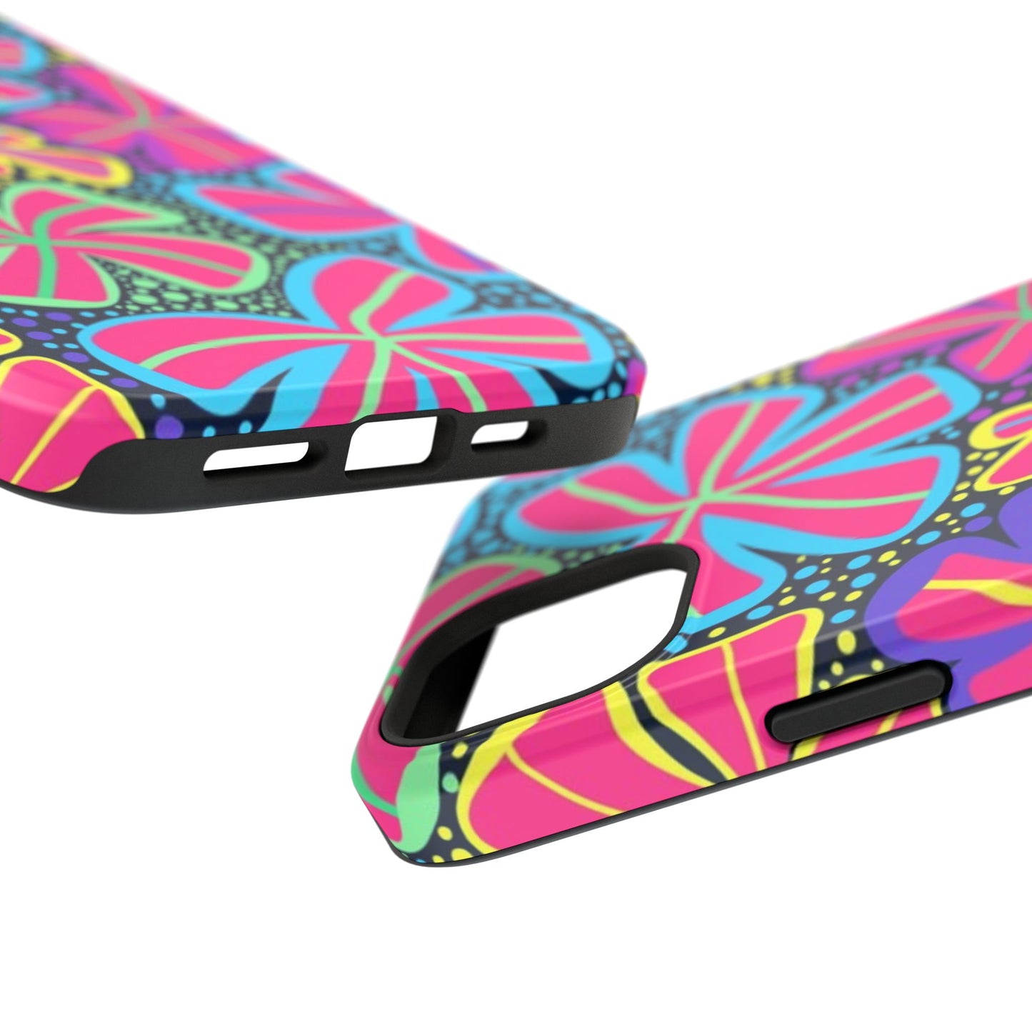DriftKind Floral Case — Vibrant Butterfly Impact Cover