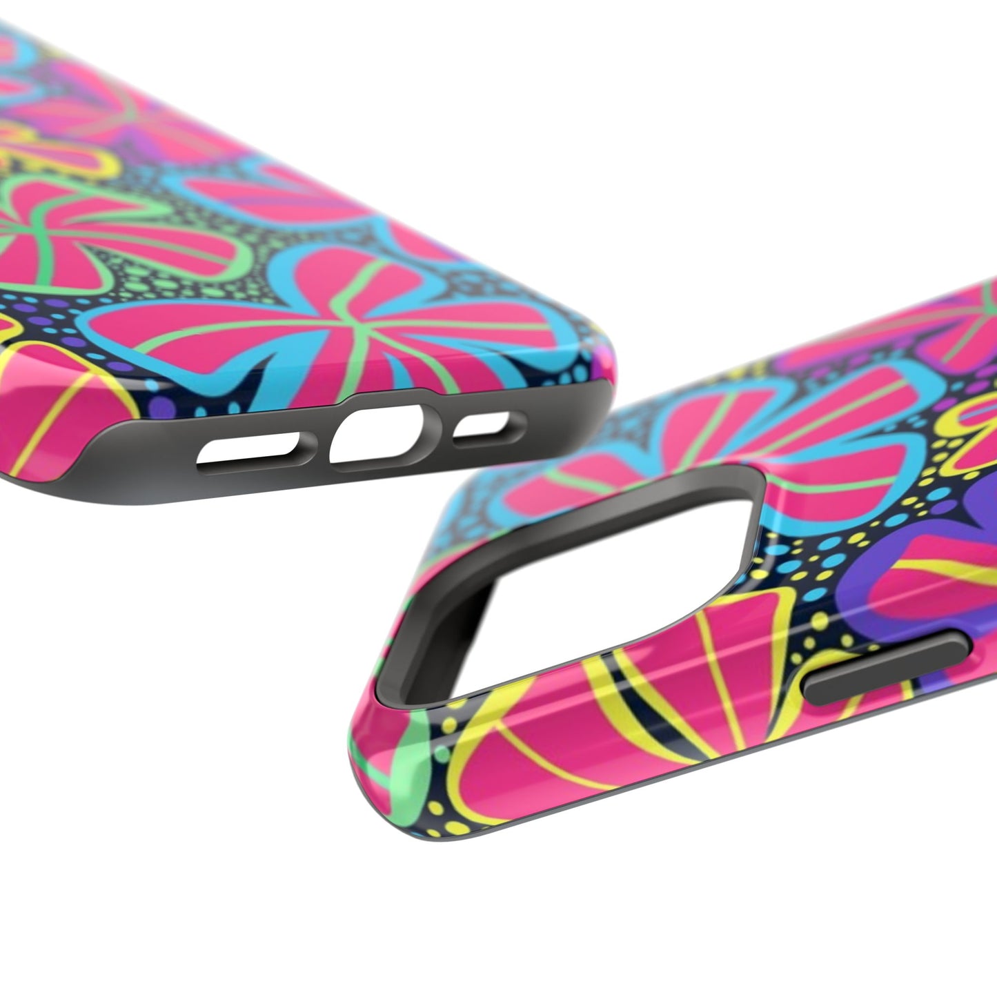 DriftKind Floral Case — Vibrant Butterfly Impact Cover