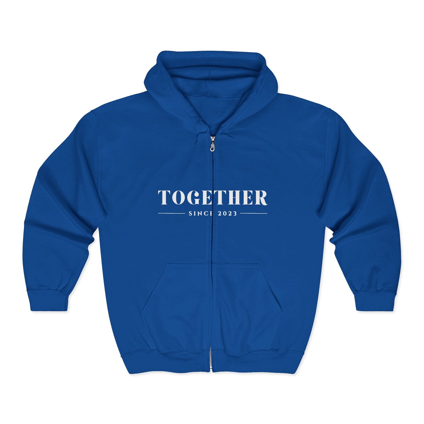 DriftKind Full-Zip Couple Hoodie — Soft Matching Relationship Hoodie