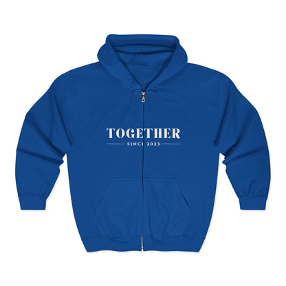 DriftKind Full-Zip Couple Hoodie — Soft Matching Relationship Hoodie