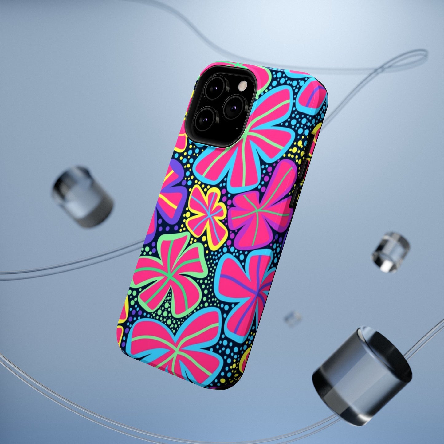 DriftKind Floral Case — Vibrant Butterfly Impact Cover