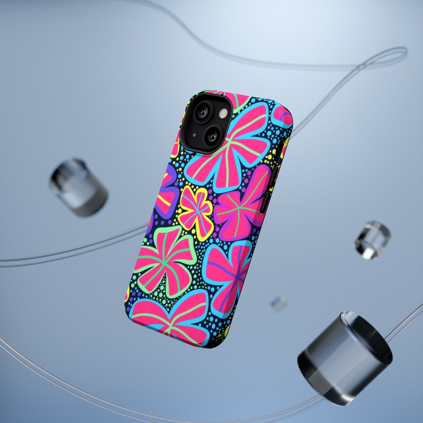 DriftKind Floral Case — Vibrant Butterfly Impact Cover
