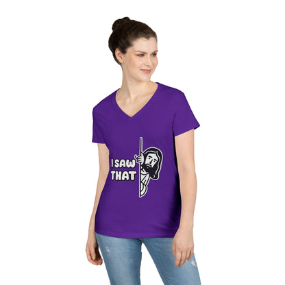 DriftKind Humor Tee — “I Saw That” Casual Women’s Top