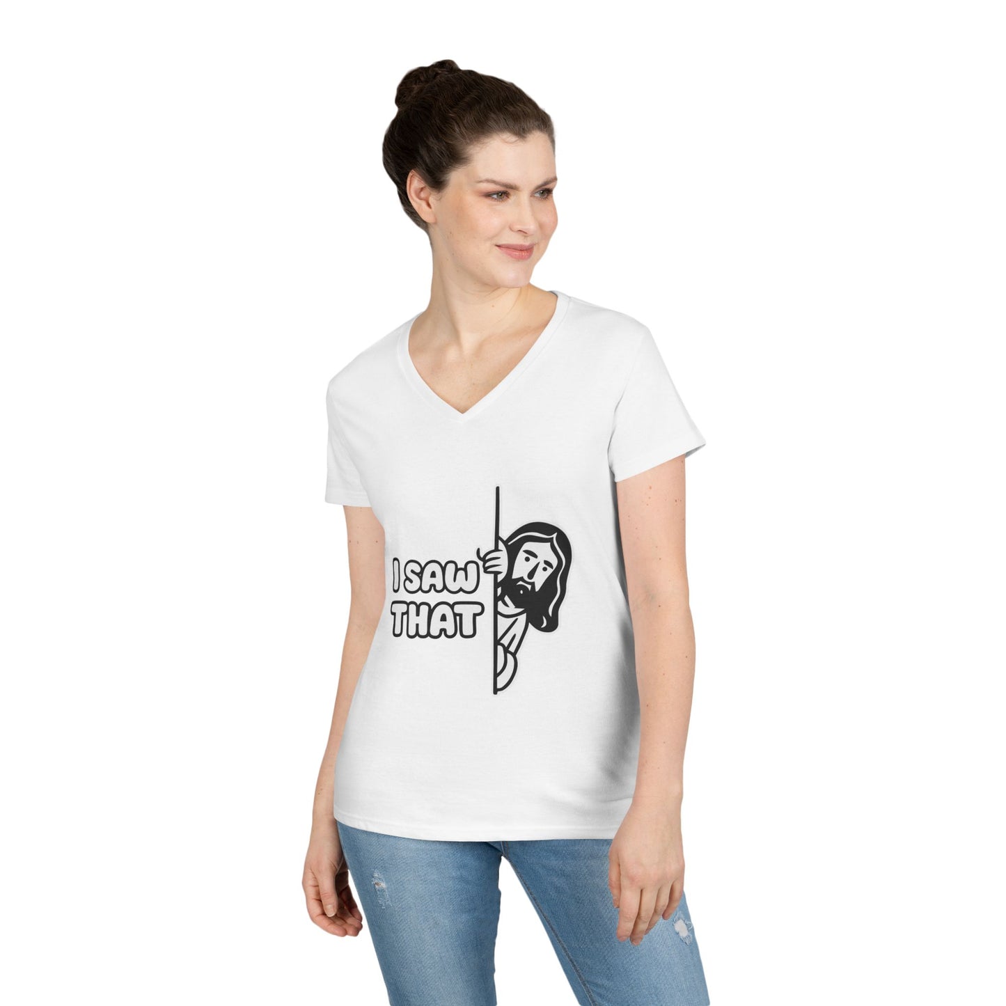 DriftKind Humor Tee — “I Saw That” Casual Women’s Top