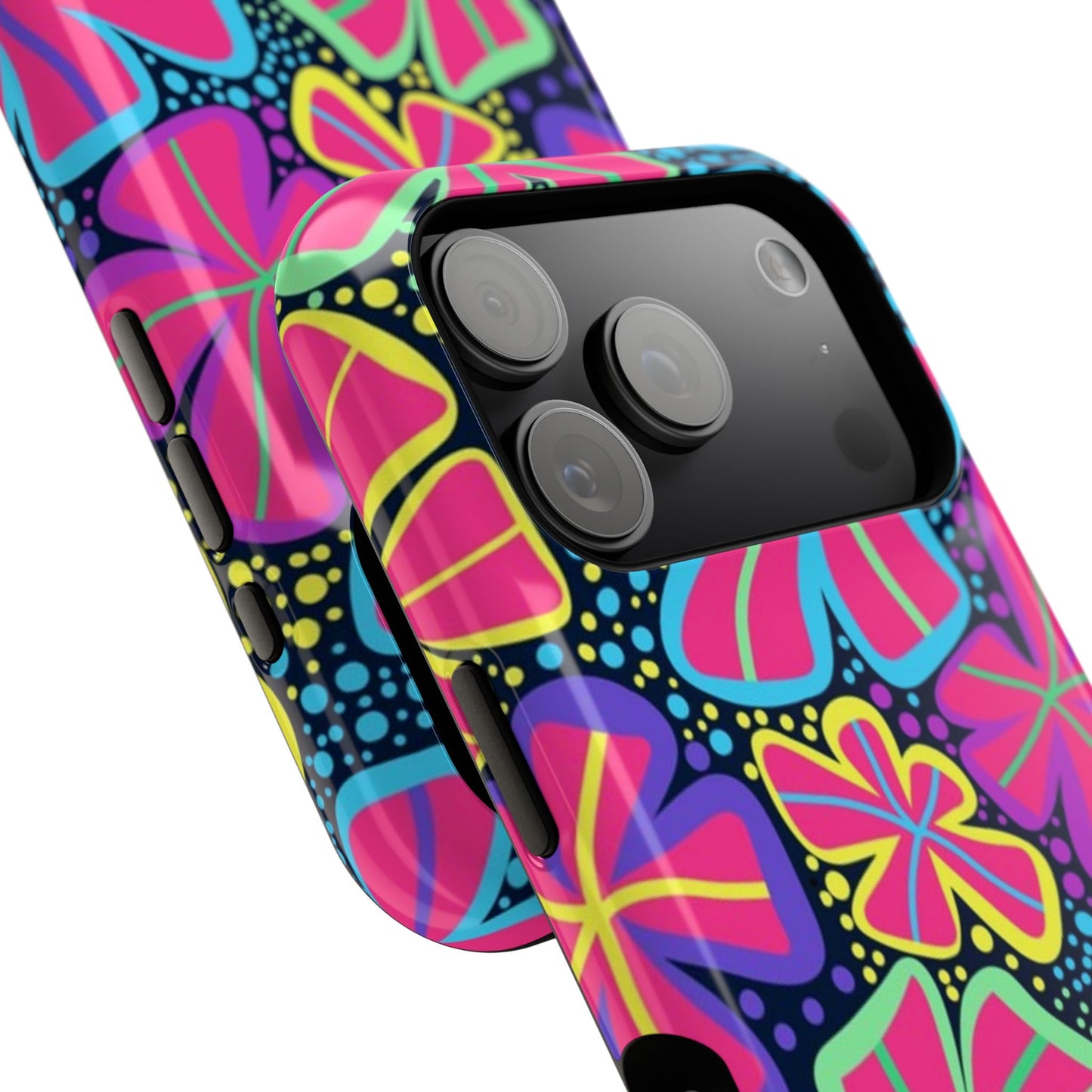DriftKind Floral Case — Vibrant Butterfly Impact Cover