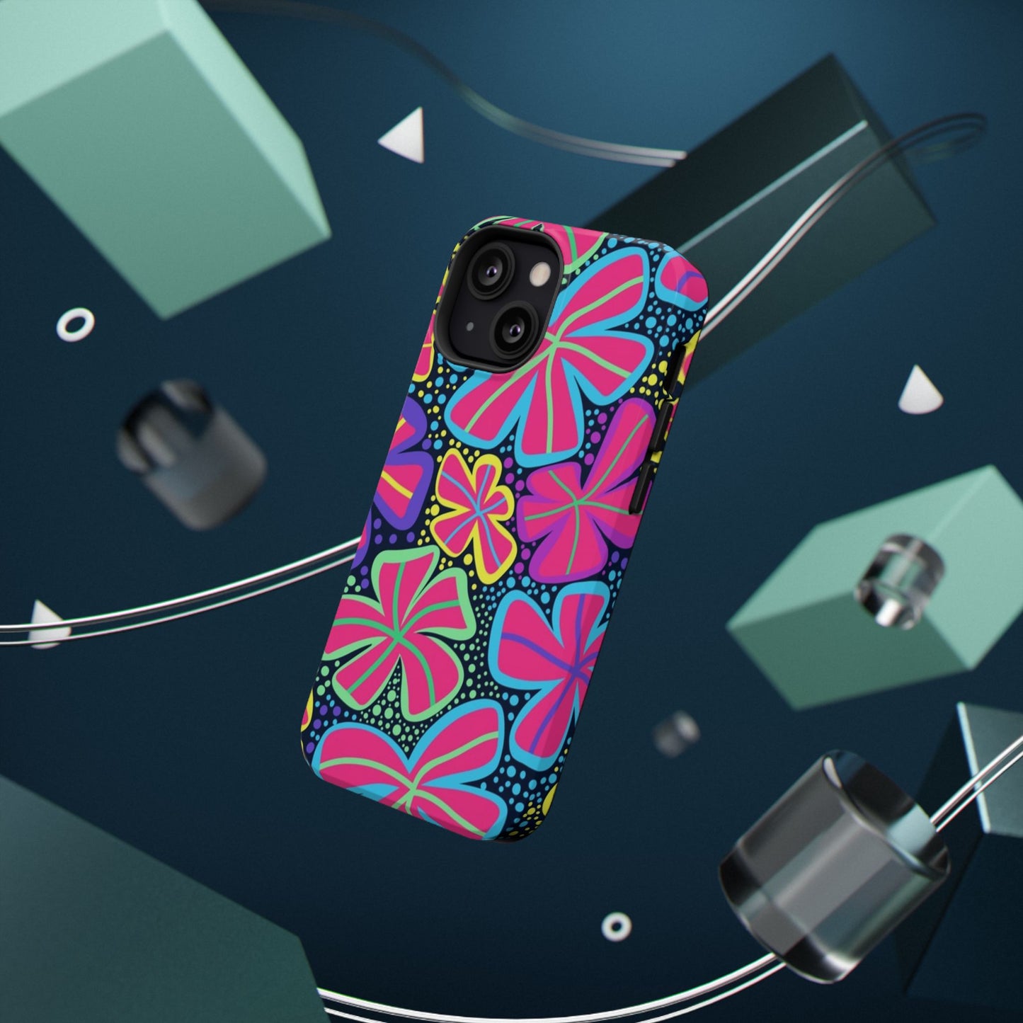 DriftKind Floral Case — Vibrant Butterfly Impact Cover