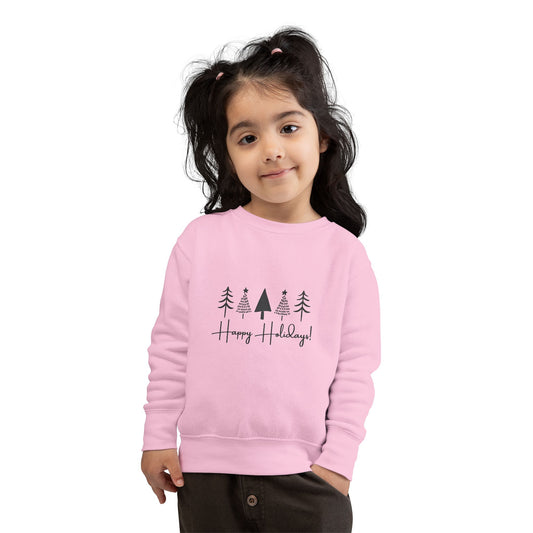 DriftKind Holiday Toddler Sweatshirt — Simple Festive Everyday Crewneck