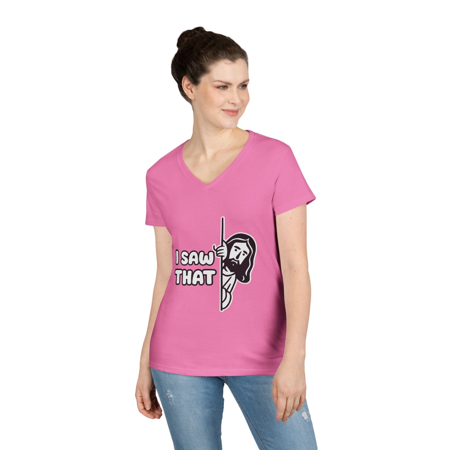 DriftKind Humor Tee — “I Saw That” Casual Women’s Top