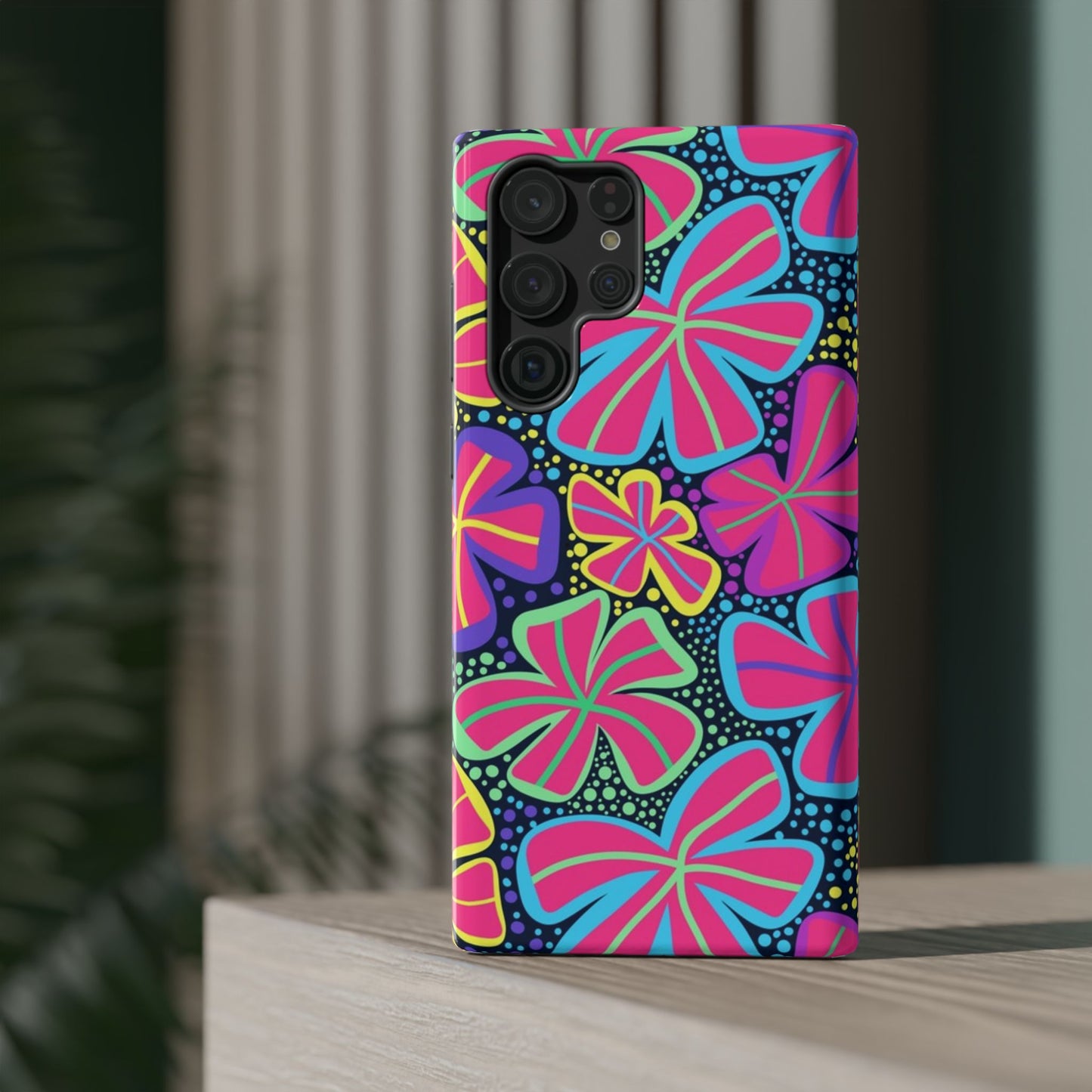 DriftKind Floral Case — Vibrant Butterfly Impact Cover