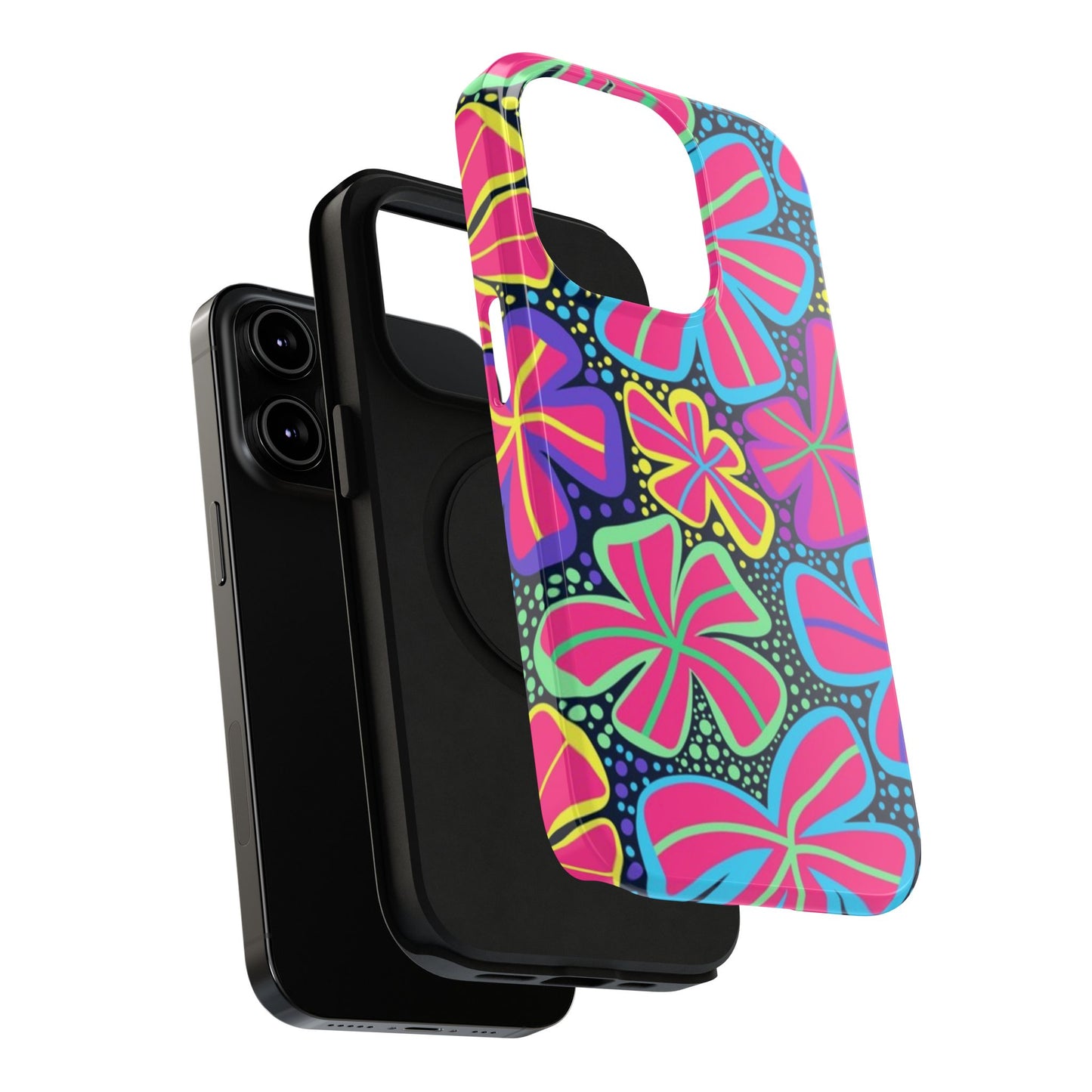 DriftKind Floral Case — Vibrant Butterfly Impact Cover