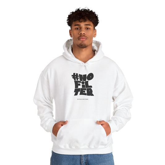 No Filter Graphic Hoodie — Relaxed Streetwear Style Sweatshirt