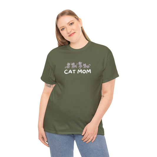 Cat Lover Graphic Tee — Soft Everyday “Cat Mom” T-Shirt