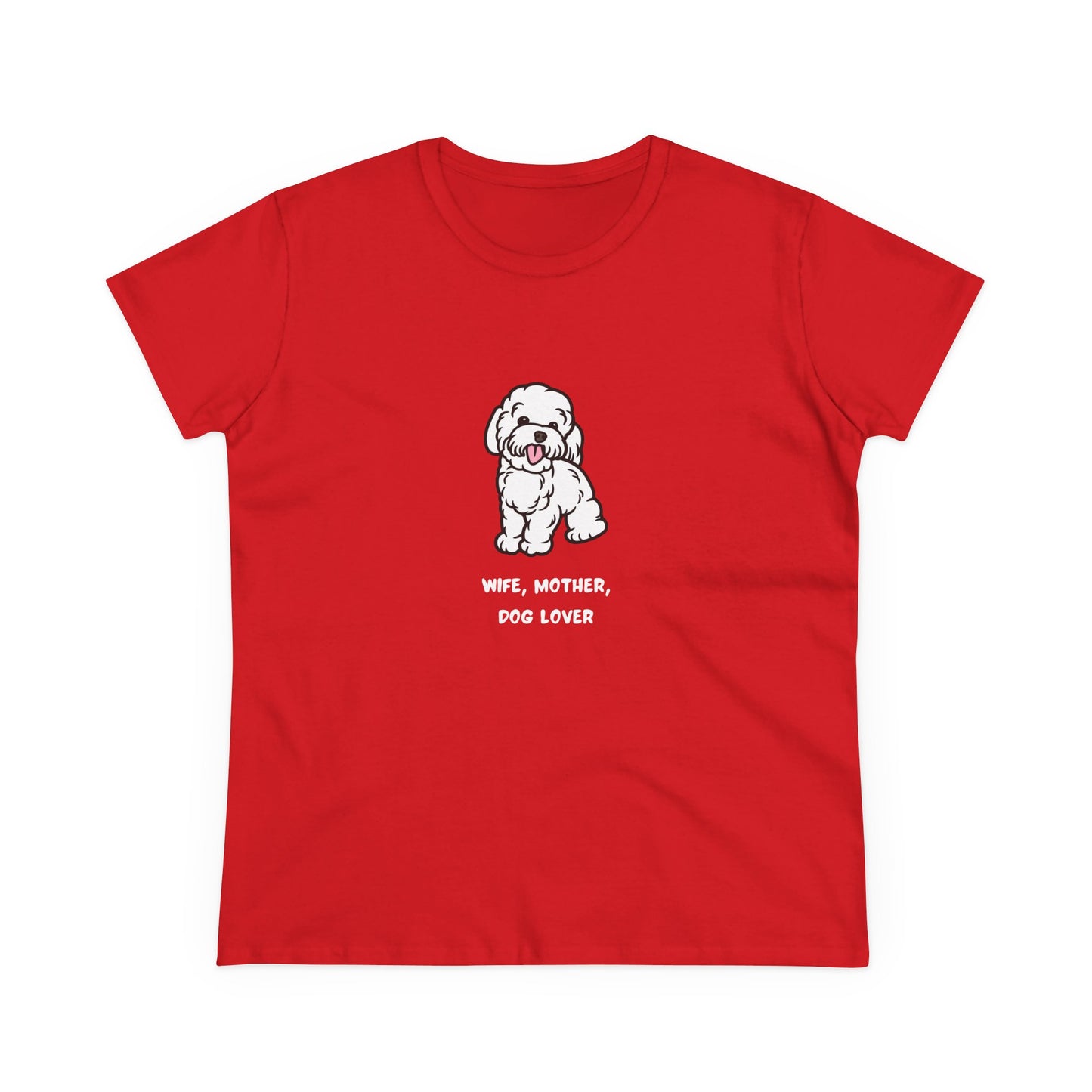 Wife Mother Dog Lover T-Shirt — Cozy Everyday Dog Mom Tee
